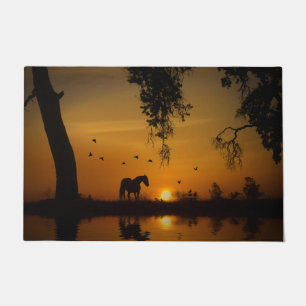 Tapete Belo Cavalo Sudoeste no Sunset