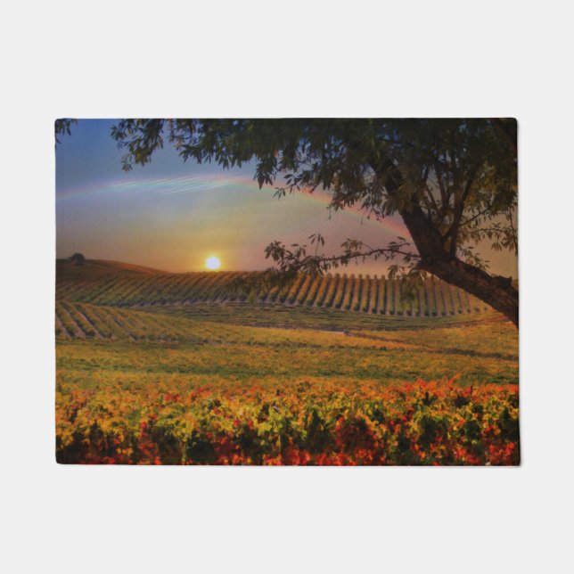 Tapete Belo Rainbow Vineyard Door Mat (Frente)