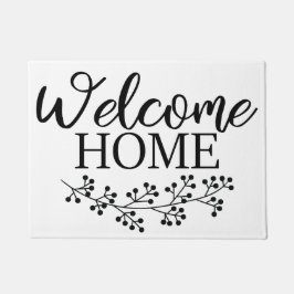 Tapete Bem-vinda à casa de banho saudando a porta da vara