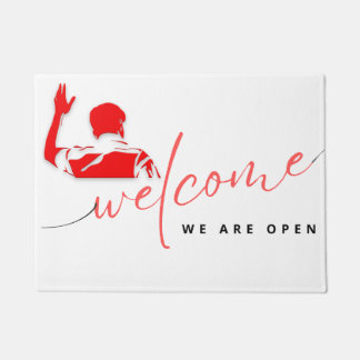 Tapete Bem-vinda, a porta é clássica