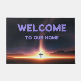 TAPETE BEM-VINDO À NOSSA CASA