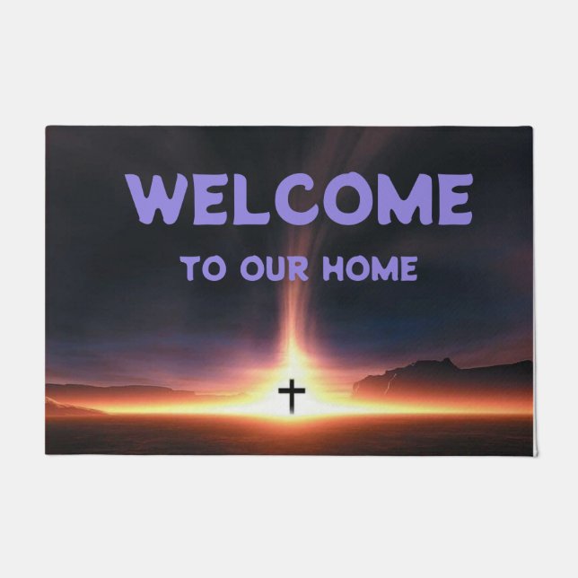 TAPETE BEM-VINDO À NOSSA CASA (Frente)