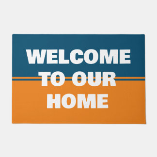 Tapete Bem-vindo à nossa porta