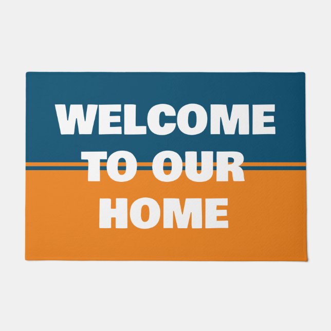 Tapete Bem-vindo à nossa porta (Frente)