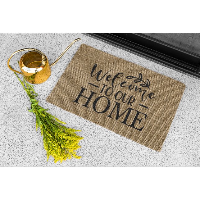 Tapete Bem-vindo à nossa porta (Criador carregado)