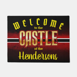 Tapete Bem-vindo ao CASTLE de (Nome da Família - editável