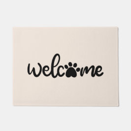 Tapete Bem-vindo ao Paw - Porta Mat