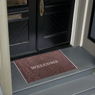 Tapete Bem-vindo Brown Snakeskin Doormat