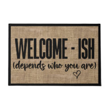 Bem-vindo Engraçado Sarcástico Doormat