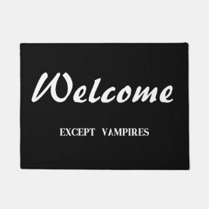 Tapete Bem-vindo exceto vampiros