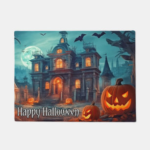 Tapete Bem-vindo Feliz Halloween Spooky Pumpkins