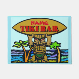 Tapete Bem-vindo Mat, Bar de Tiki