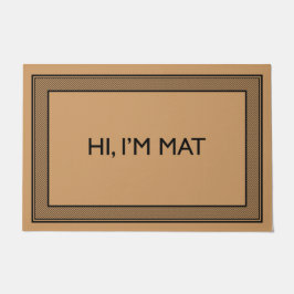 Tapete Bem-vindo, Mat HI, Eu sou cor de coco MAT