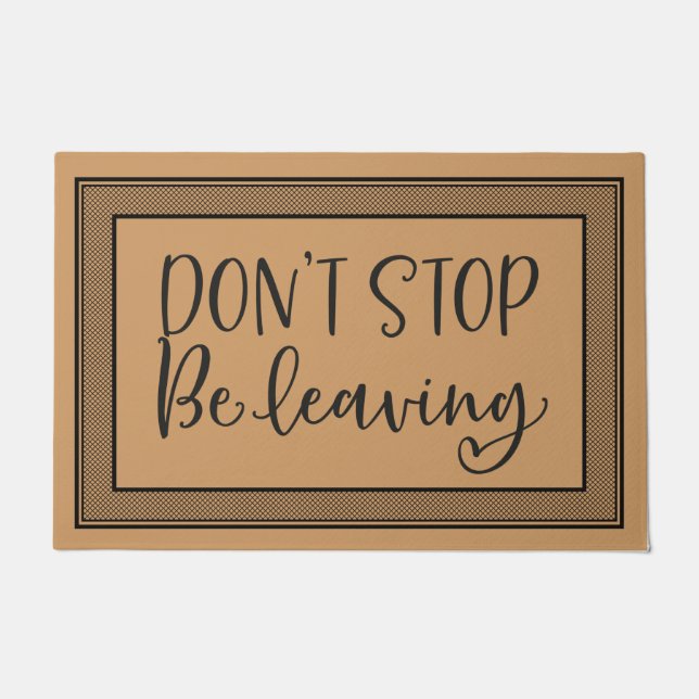 Tapete Bem-vindo, Mat... não pare de sair do coco. (Frente)