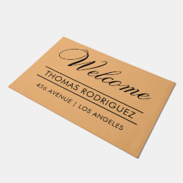 Tapete Bem-vindo|Nome|Moderno do Endereço