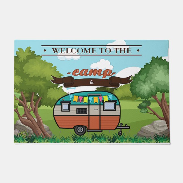 Tapete Bem-Vindo Personalizado Ao Nosso Campo (Frente)