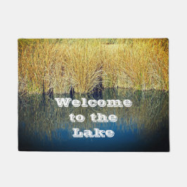Tapete Bem-vindos ao lago Reflexão sobre Água Lakeside