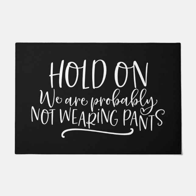 Tapete Bem-vindos, Mat HOLD, provavelmente NÃO estamos US (Frente)