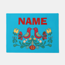 Tapete Bem-vindos, Pássaros Bem-vindos. Adicionar porta d