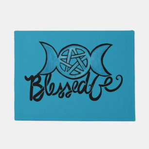 Tapete Bendito Seja Pagan Triple Moon Pentagrama