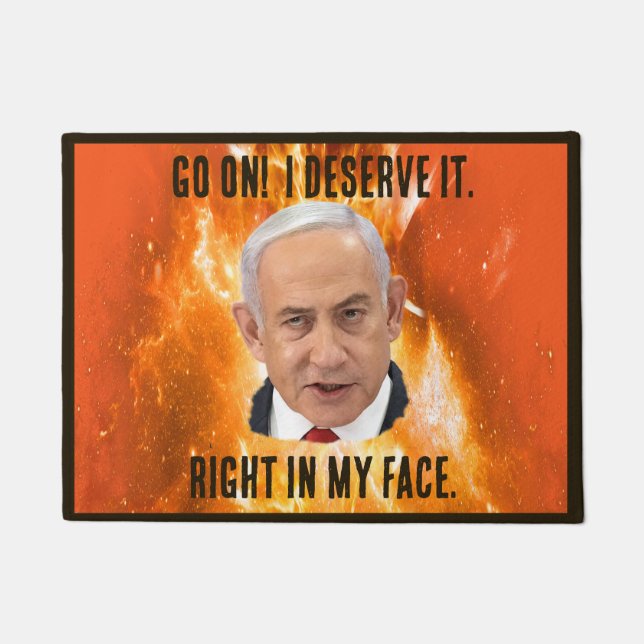 Tapete Benjamin "Bibi" Netanyahu Prime Minister of Israel (Frente)