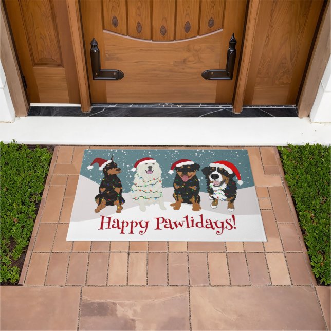 Tapete Bernese Doberman Pyrenes Rottweiler (Ar livre)