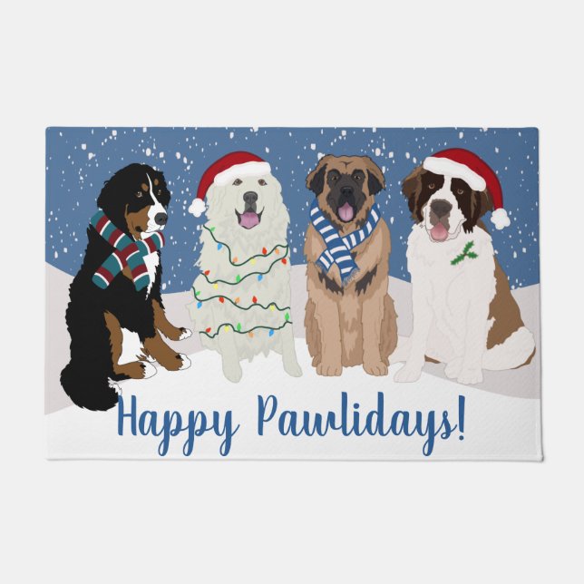 Tapete Bernese Leonberger Pyrenes Rua Bernard (Frente)