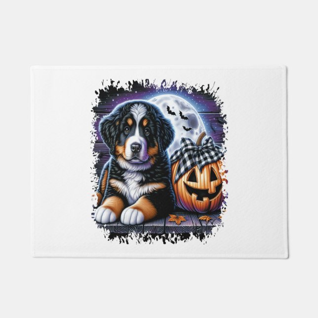 Tapete Bernese Mountain Dog Halloween (Frente)