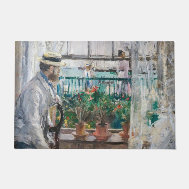 Tapete Berthe Morisot - Eugene Manet na Ilha de Wight (Frente)