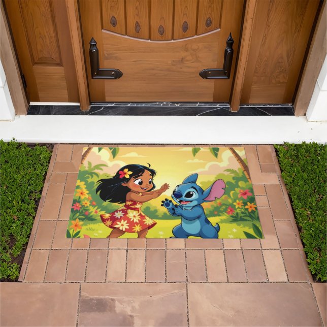 Tapete Beste Freunde fürs Leben – Lilo & Stitch   (Ar livre)