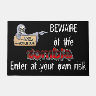 Tapete Beware do zombi