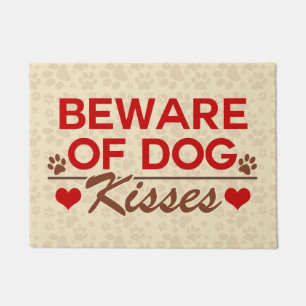 Tapete Beware dos beijos do cão