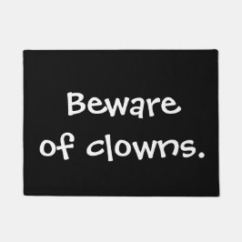 Tapete Beware dos palhaços