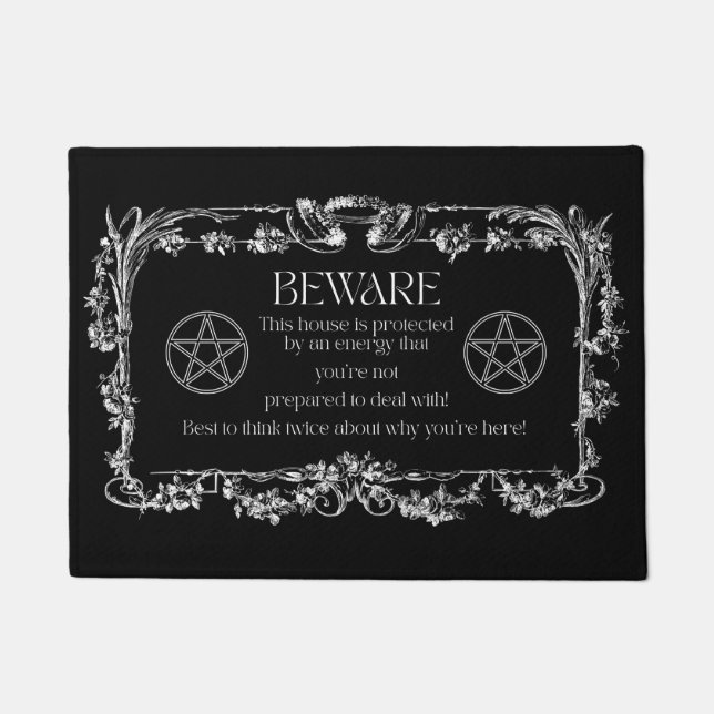 Tapete Beware Witt Protection Rug Upright Pentacle (Frente)