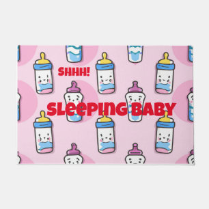 Tapete biberão de desenho animado diversão "SHHH! baby do