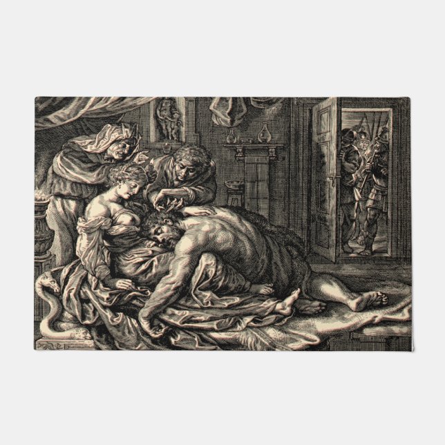Tapete Bíblia Samson e Delilah Floor Mat (Frente)