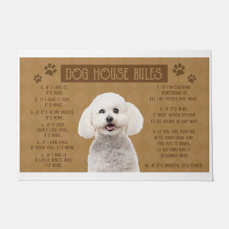 Tapete Bichon Frise Dog House Regras, Se Quebrou, É Y