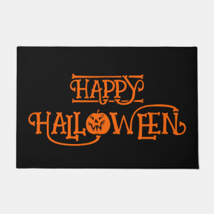 Tapete Black and Orange Bony Happy Halloween