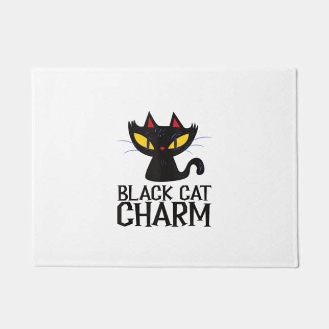 Tapete Black Cat Charm Halloween (Frente)