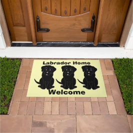 Tapete Black Labrador Dog Doormat