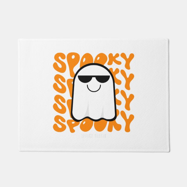 Tapete Black Orange Spooky Halloween (Frente)