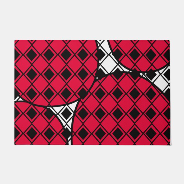 Tapete Blob Harlequin rosa (Frente)