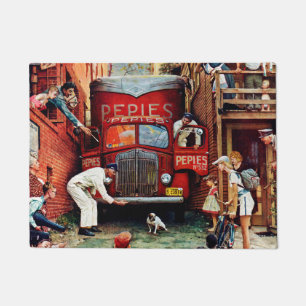 Tapete Bloco de estrada por Norman Rockwell