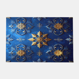 Tapete Blue Decorative Holiday Doormat