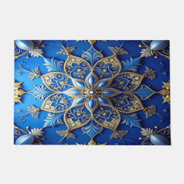 Tapete Blue Decorative Holiday Doormat