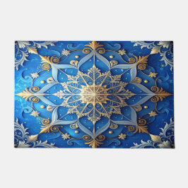Tapete Blue Decorative Holiday Doormat