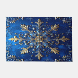 Tapete Blue Decorative Holiday Doormat
