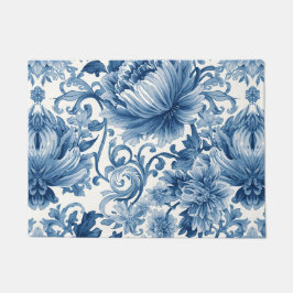 Tapete Blue Dreams | Floral Watercolor Chinoiserie