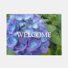 Tapete Blue Hydrangea Petals Floral