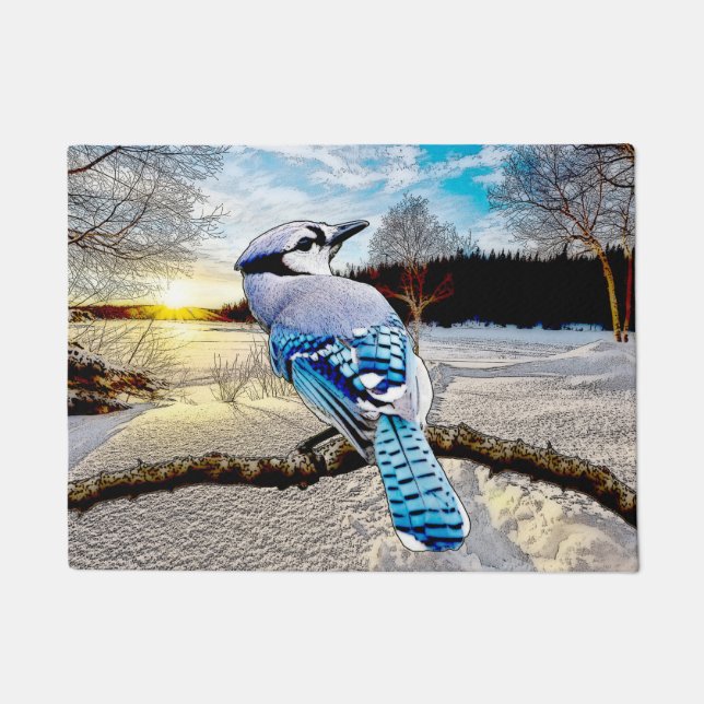 Tapete Blue Jay Sunrise (Frente)